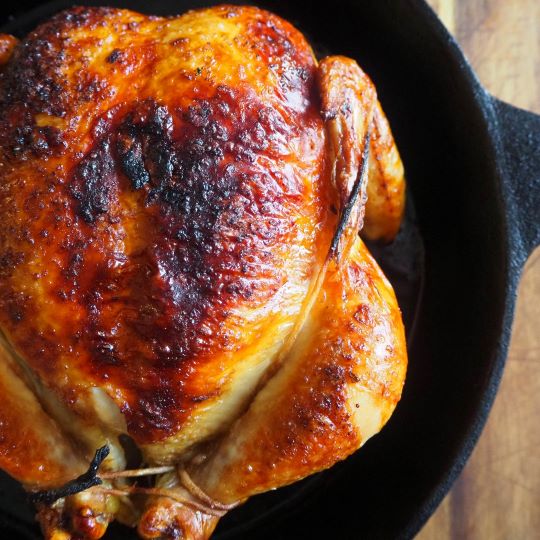 Maple roast chicken