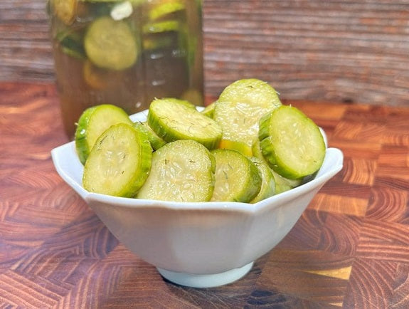 Spicy Maple Bourbon Pickles
