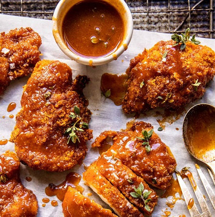 Baked Crunchy Maple Dijon Chicken