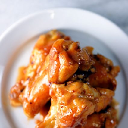 Maple Glazed Chicken Wings
