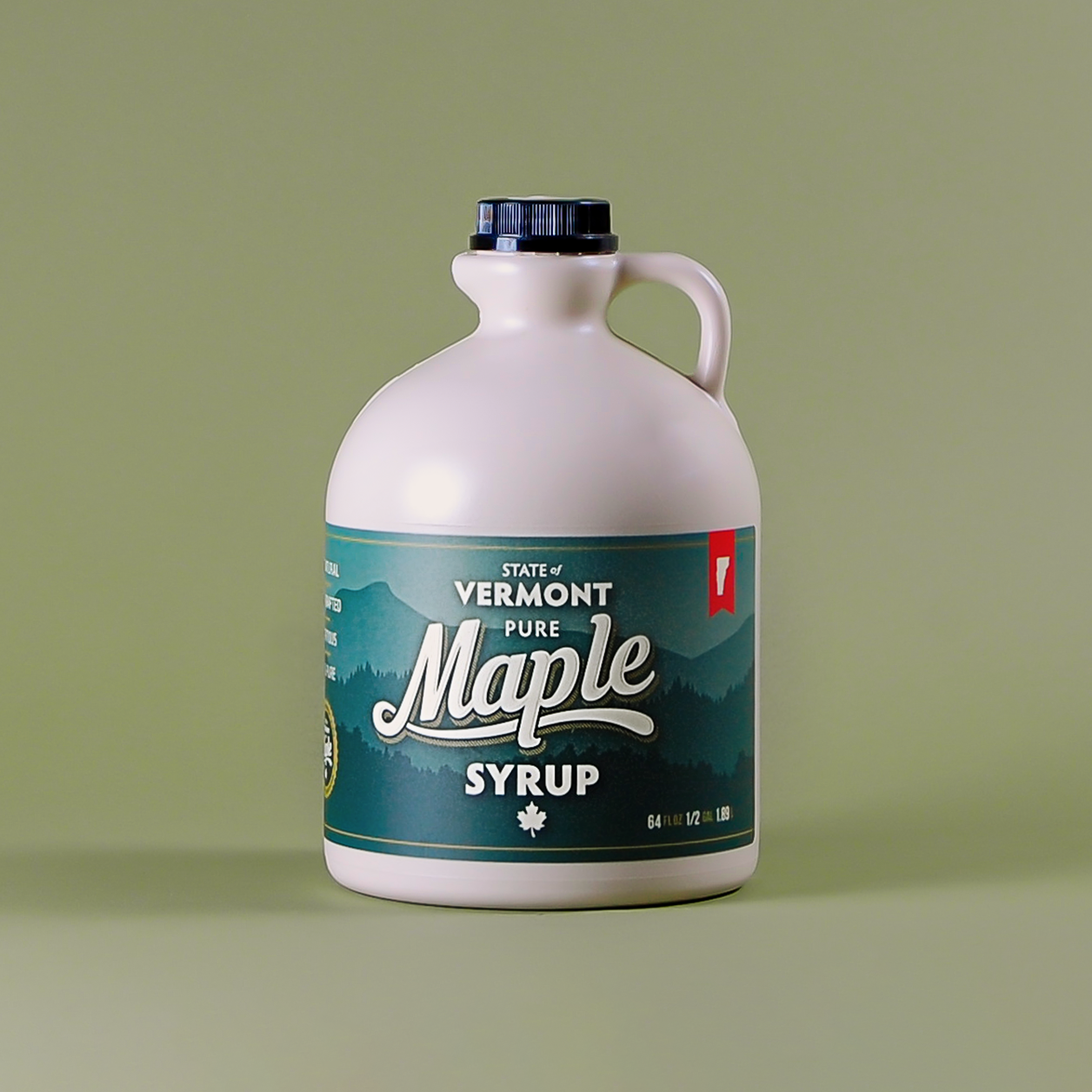 1 Gallon Vermont Organic Maple Syrup – Ships As 2 Half Gallons (Trudell Family Farm)