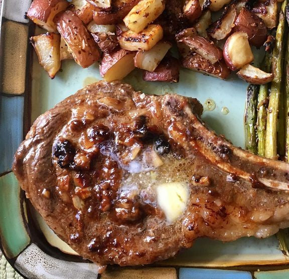 Steak with Soy, Ginger and Maple Marinade