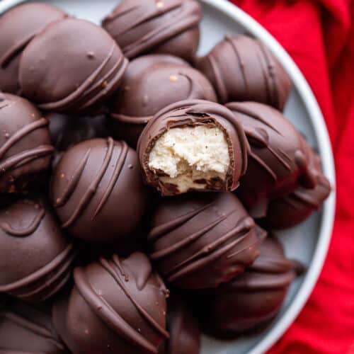 Dark Chocolate Maple Buttercream Candies