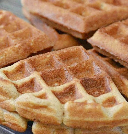 Cinnamon Maple Waffles
