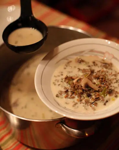 Wild Rice Soup with Maple Syrup