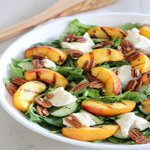 Maple-Grilled Peach Salad