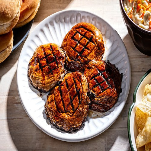 Grilled Maple-Marinated Portobello Mushrooms