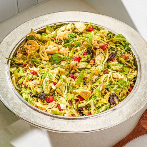 Shaved Brussels Sprouts and Apple Salad