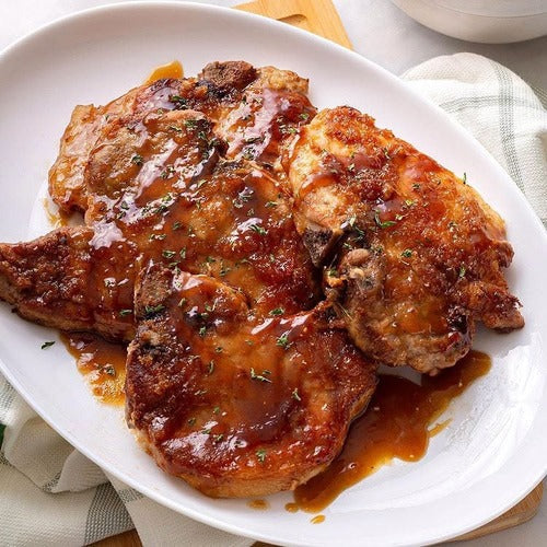 Maple Glazed Pork Chops